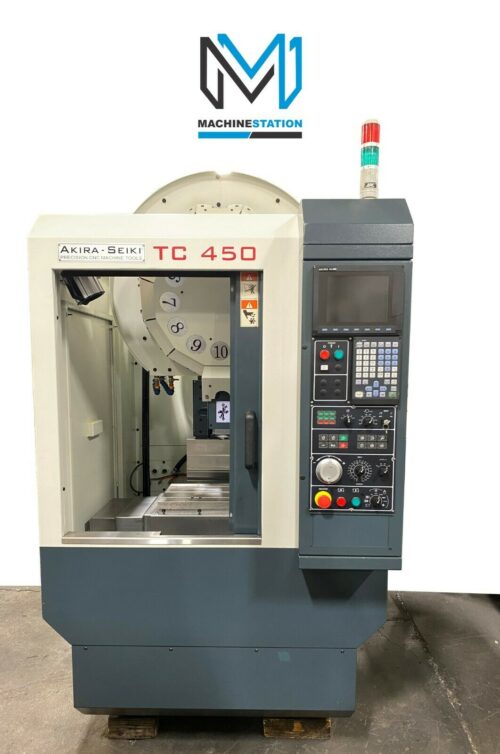 Akira Seiki TC-450 CNC Drill Tap Vertical Machining Center