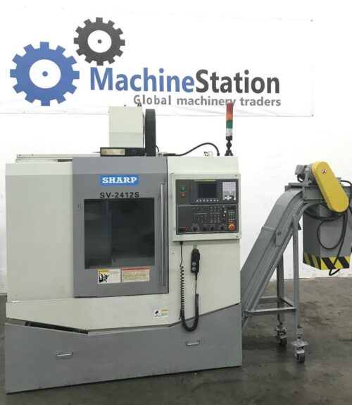 Sharp SV-2412S CNC VMC 4TH Axis