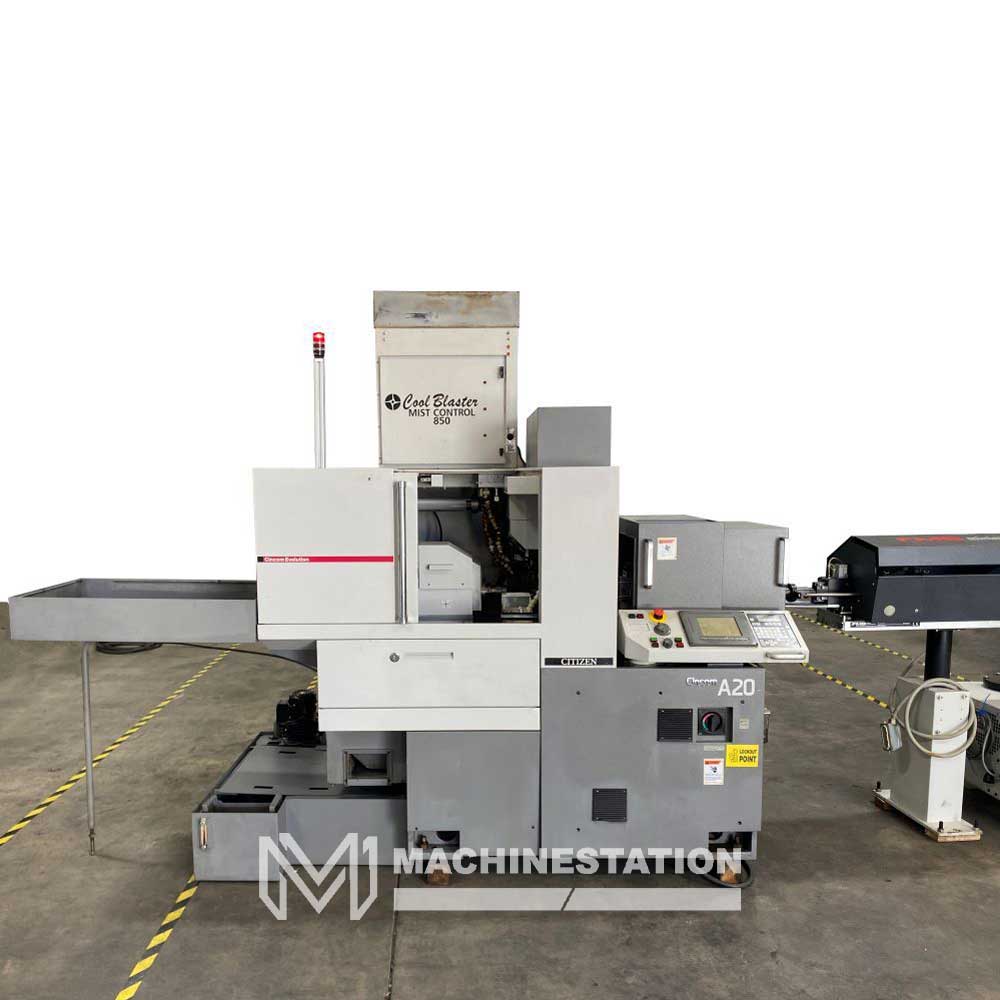 Citizen Cincom A20VIIPL CNC Swiss Screw Type Automatic Lathe Turning