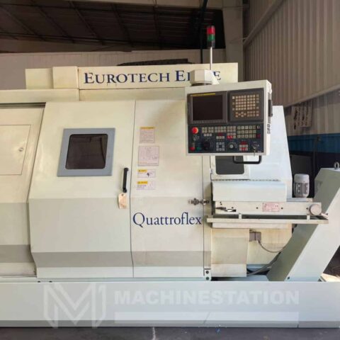 Eurotech Elite Quattroflex 420SLLY CNC Lathe - Y Axis Twin Spindle Twin Turret