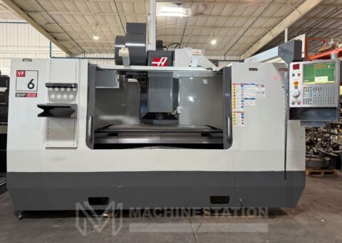 Centro de mecanizado vertical CNC Haas VF-6/40: fresadora de 4.º eje
