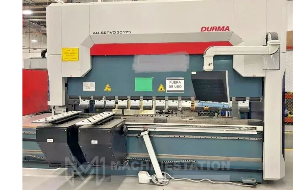 Prensa plegadora CNC Durmazlar AD-S 30175 – 175 toneladas, 10 pies, 2022