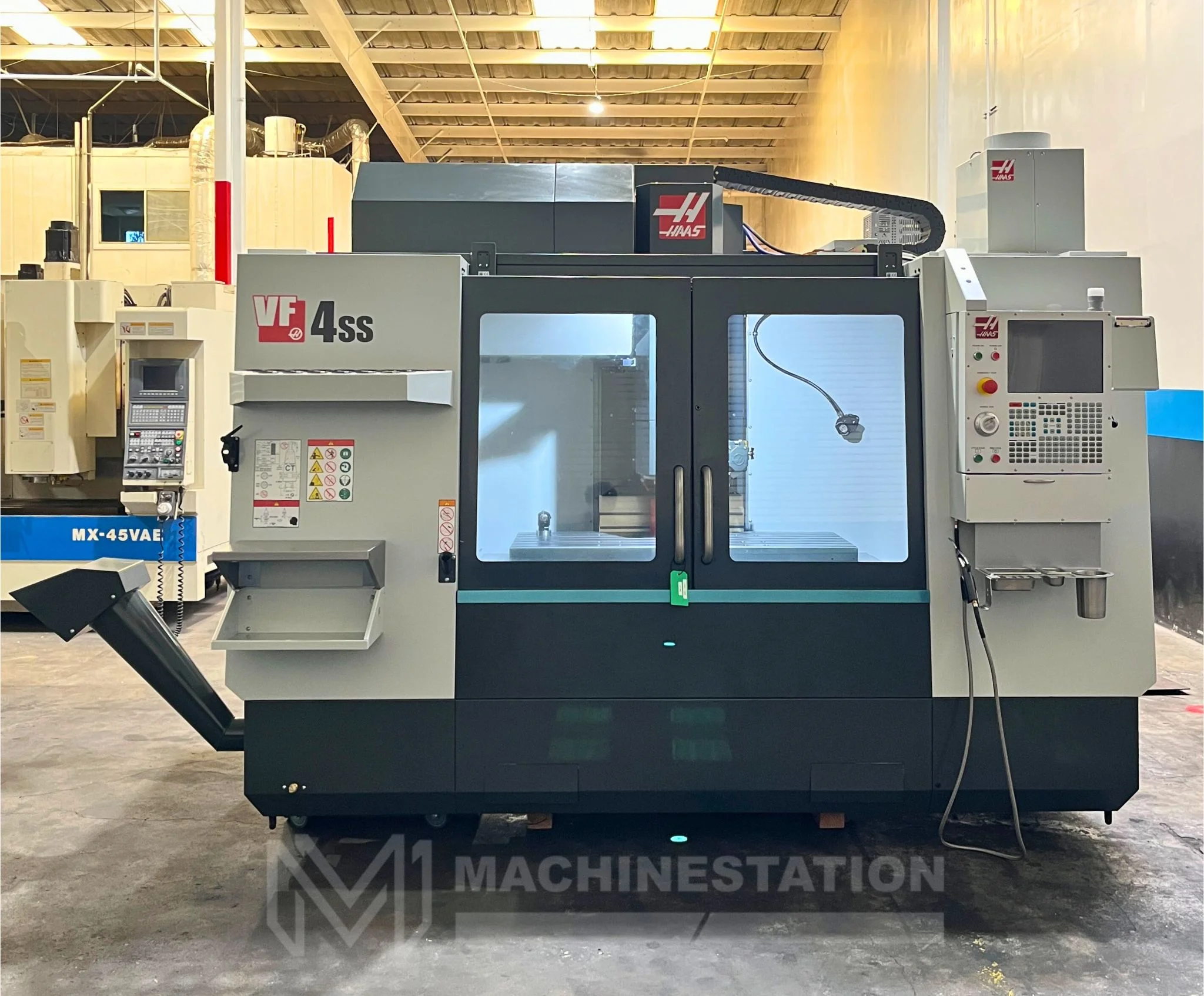 Centro de mecanizado vertical CNC Haas VF-4SS: fresadora de 5.º eje (2023)